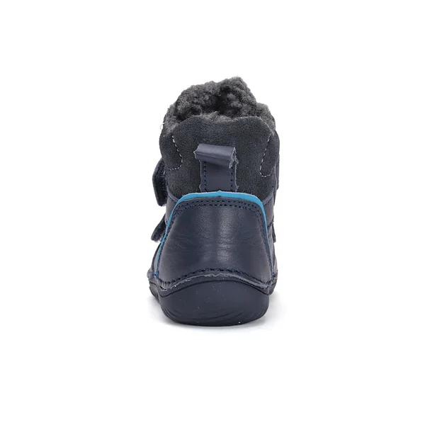 D.D. Step barefoot kék, bélelt bokacipő cipő - W073-42814A