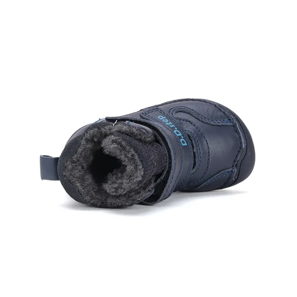 D.D. Step barefoot kék, bélelt bokacipő cipő - W073-42814A