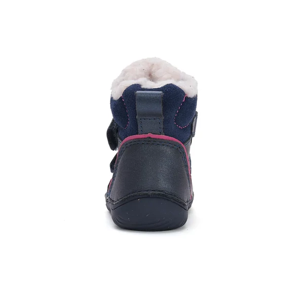 D.D. Step barefoot -  Sötétkék-rózsaszín bokacipő - W073-42814B