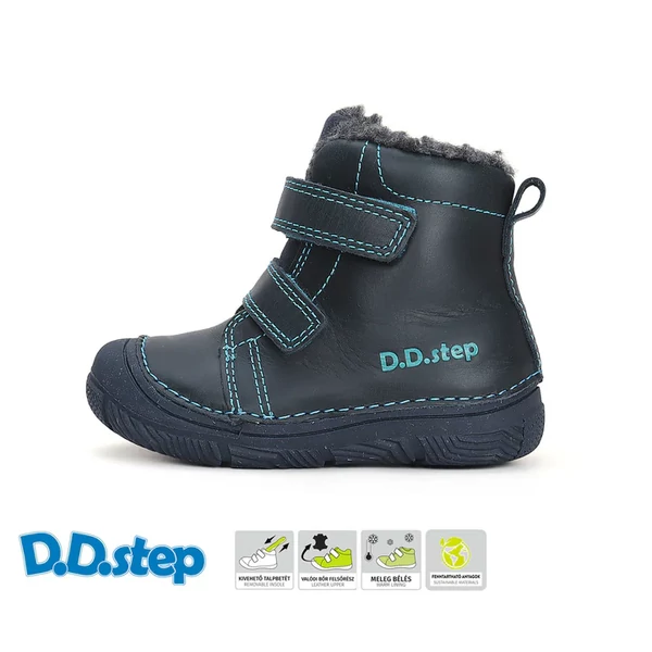 D.D. Step kék bokacsizma - W082-42385