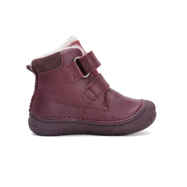 D.D. Step - Bordó-rózsaszín rókás bokacipő - W082-42774A