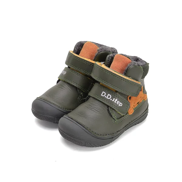 D.D. Step - Zöld-narancssárga macis bokacipő - W082-42774C
