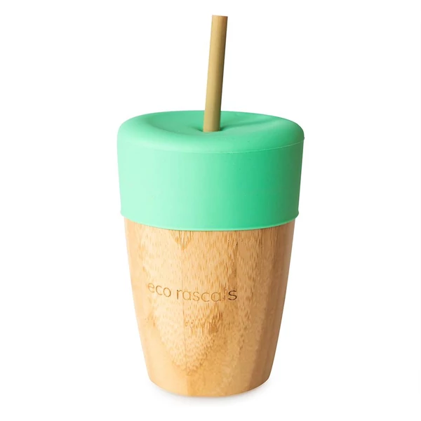 Eco Rascals bambusz pohár 210ml - zöld