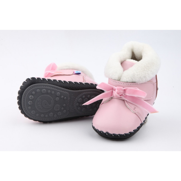 Freycoo - Bőrtalpú cipő - Rózsaszín Amália