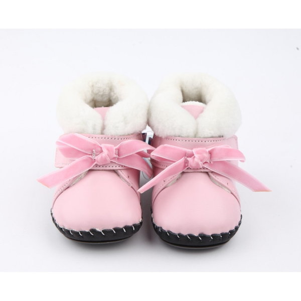 Freycoo - Bőrtalpú cipő - Rózsaszín Amália