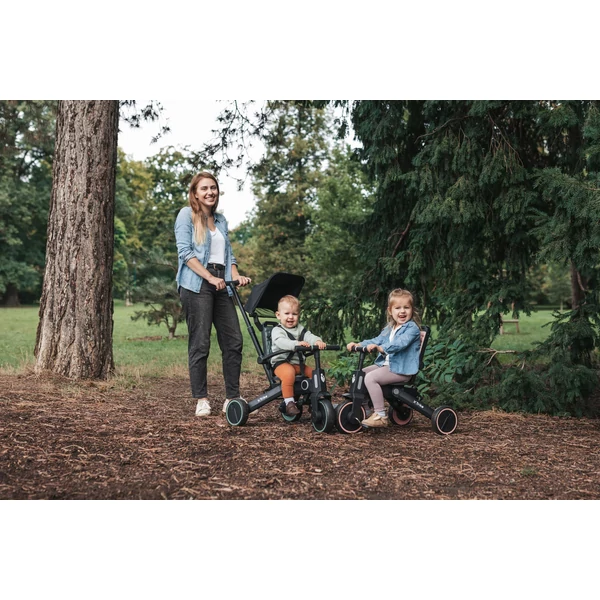 Zopa tricikli - X Trike tolókarral Quartz Pink