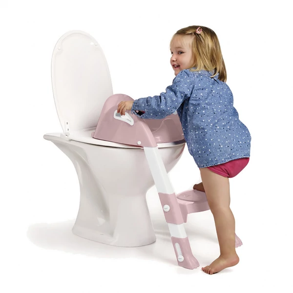 Thermobaby lépcsős wc-szűkítő Kiddyloo - Rózsaszín